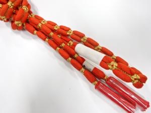 未使用品　正絹　撚り房　手組帯締め